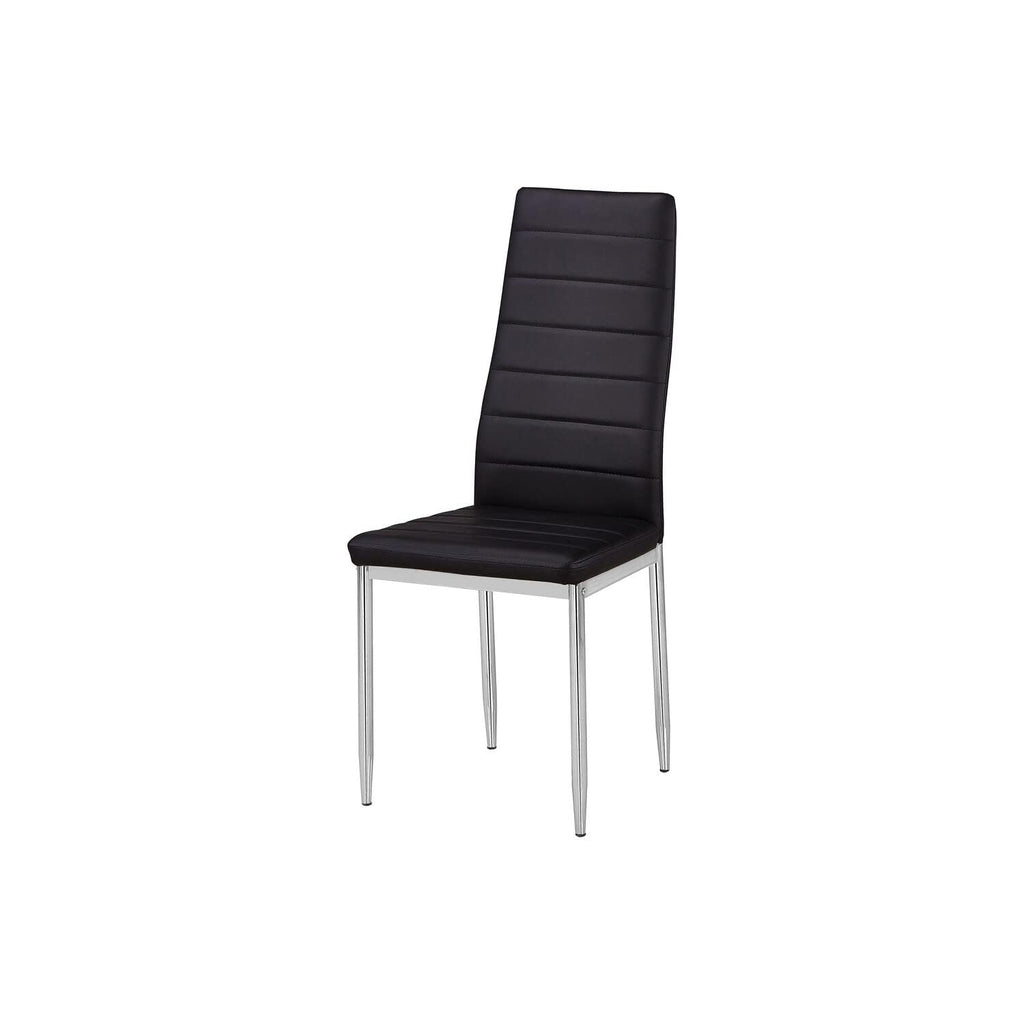 Set of 2 Black Modern Chairs L839
