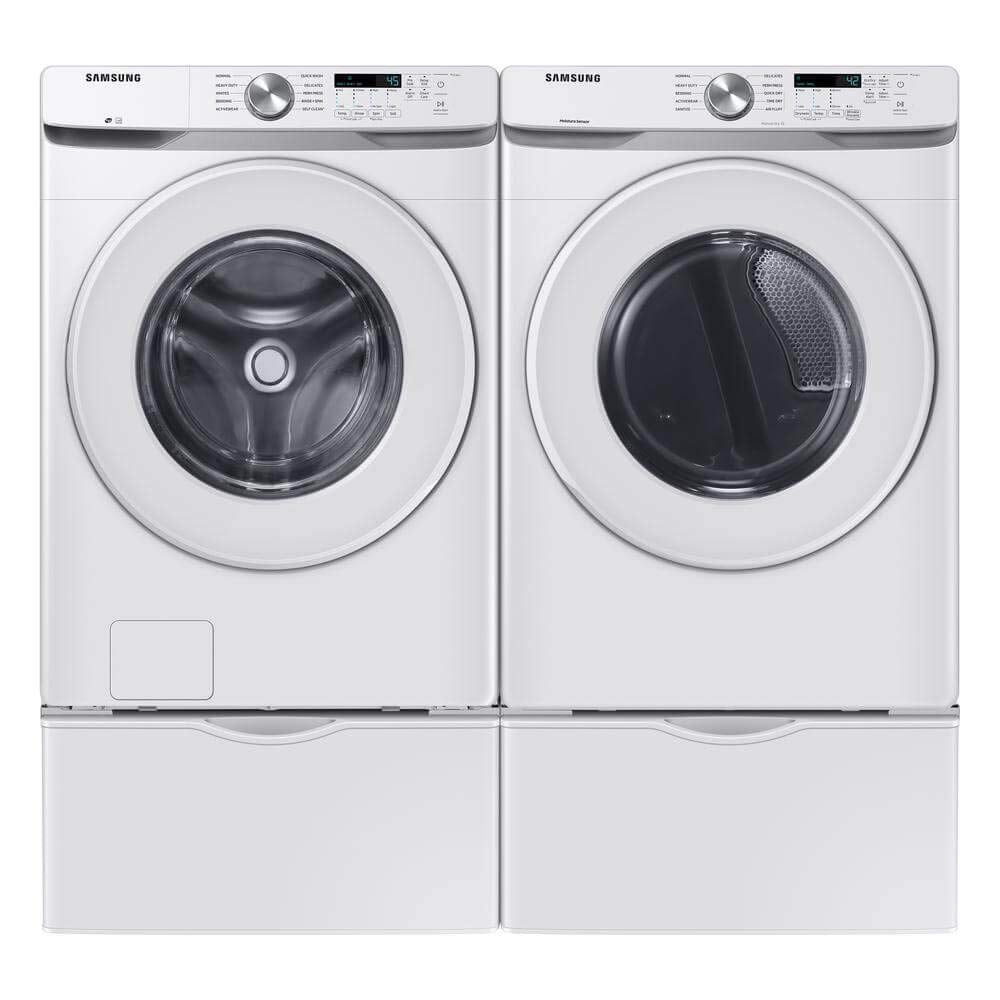 7.5 cu. ft. Front Load Electric Dryer with Sensor Dry, White Q861163