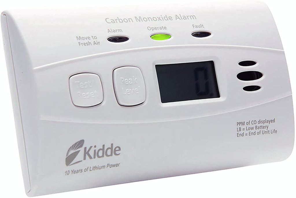 Carbon Monoxide Detector with 10-Year Battery, Digital Display, 2 Pack S77929