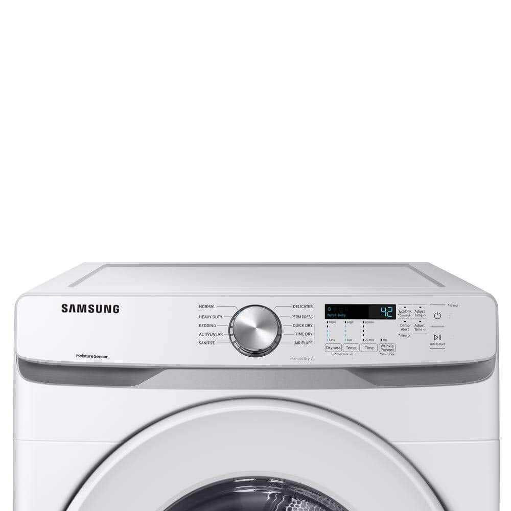 7.5 cu. ft. Front Load Electric Dryer with Sensor Dry, White Q861163