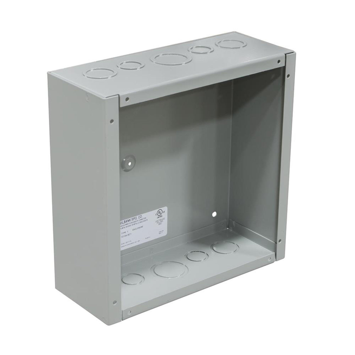 10 Inch x 10 Inch x 4 Inch Steel Screw Cover Junction Box Y851