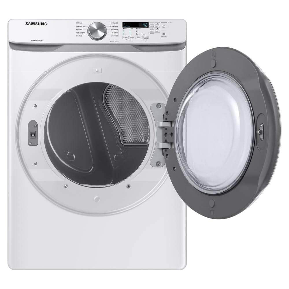 7.5 cu. ft. Front Load Electric Dryer with Sensor Dry, White Q861163