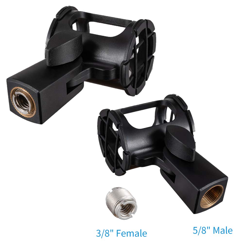 Microphone Shock Mount Holder Clip Anti-Vibration for Condenser Shotgun Mic I378