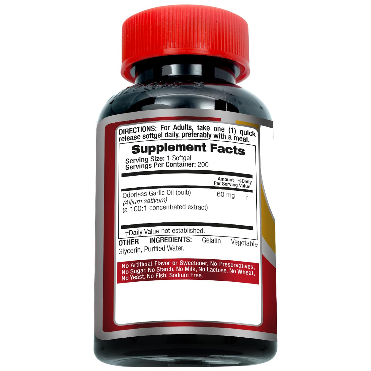Garlic Supplements 200 Softgels Y7267