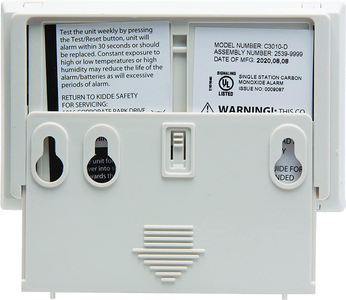 Carbon Monoxide Detector with 10-Year Battery, Digital Display, 2 Pack S77929