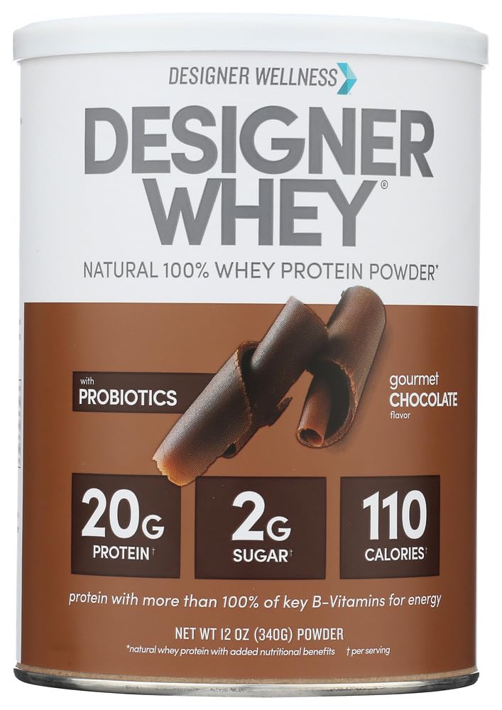 Whey Protein Powder Gourmet Chocolate 12-Ounce Pack of 2 M723