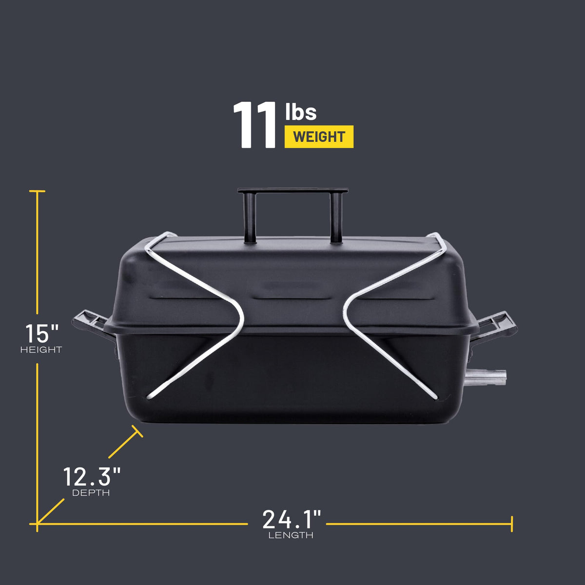 Portable 1-Burner Propane Gas Grill W103186