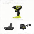 18V Brushless Cordless Compact 3/8 in. Impact Wrench Kit with Battery and Charger E386463