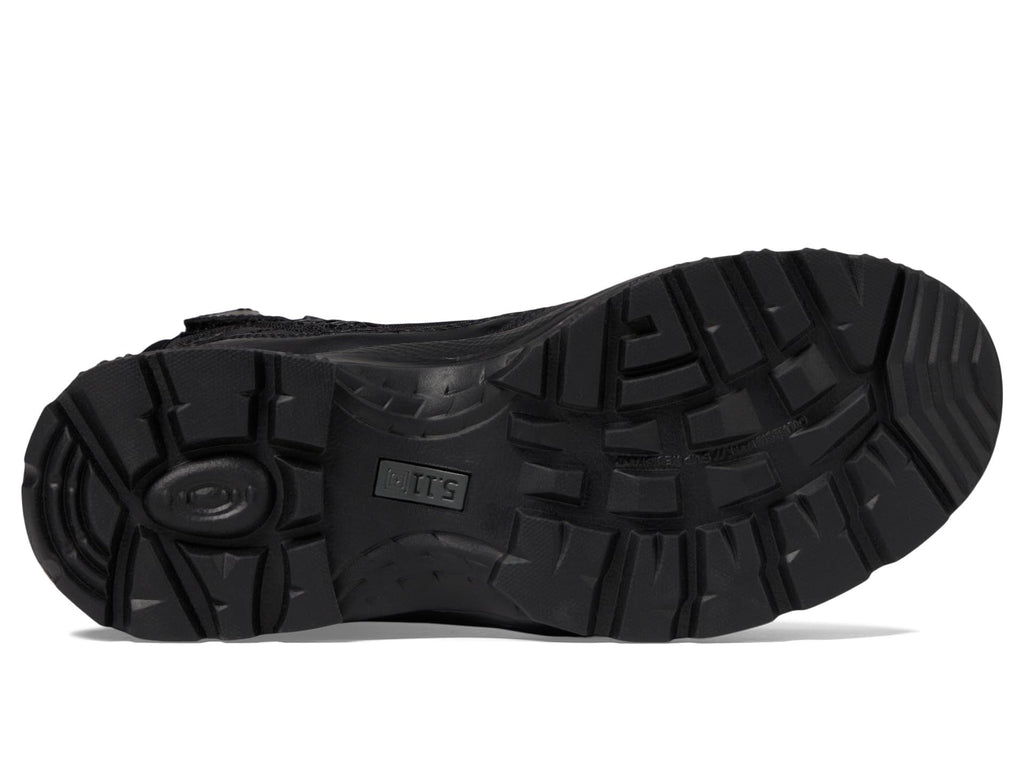 Black 6-Inch Side-Zip Work Boots Y33033