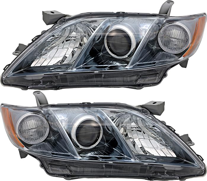 Toyota Camry Hybrid Headlights Lamps 2007 2008 2009 P308663