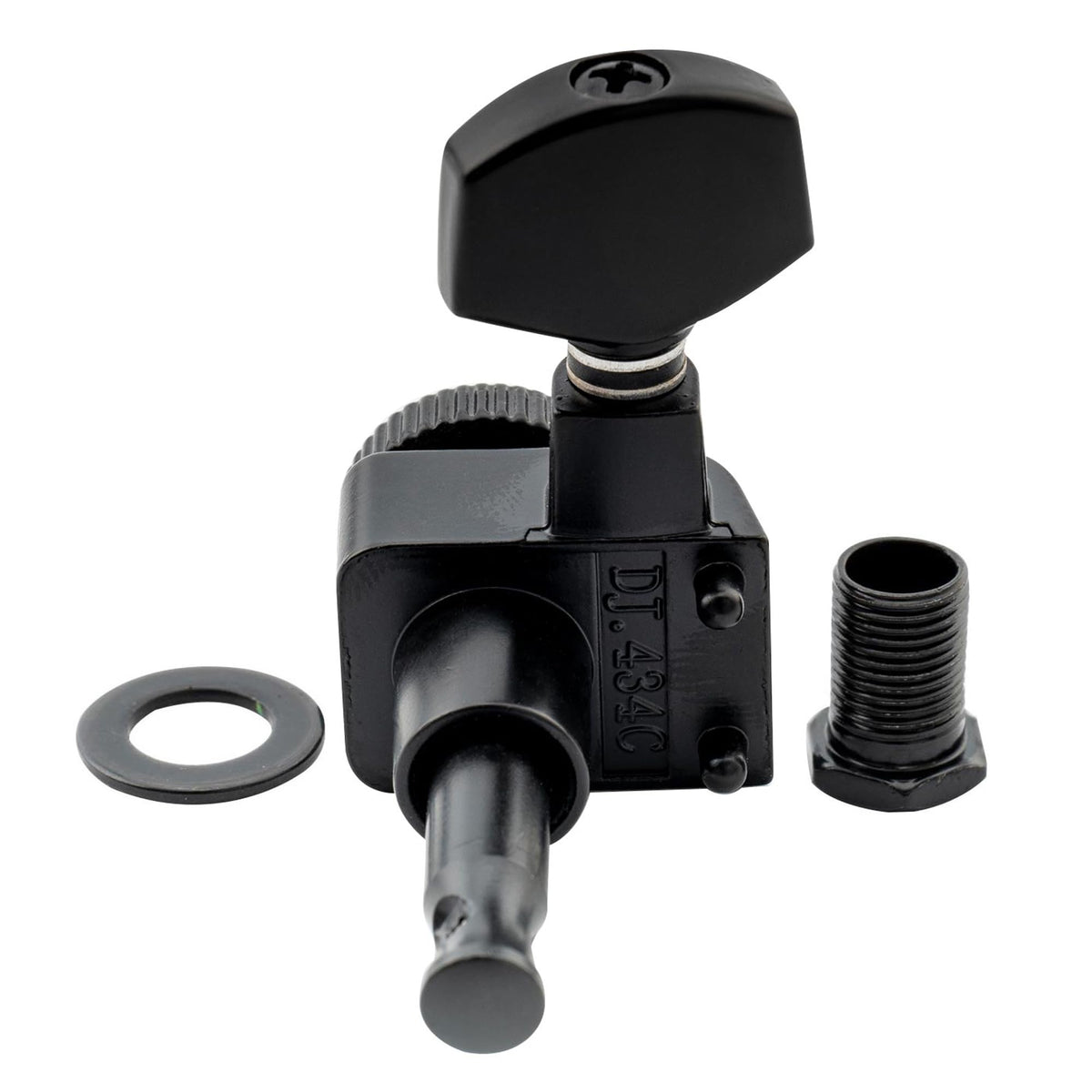 Black 6 Inline Locking Guitar Tuners Set T268