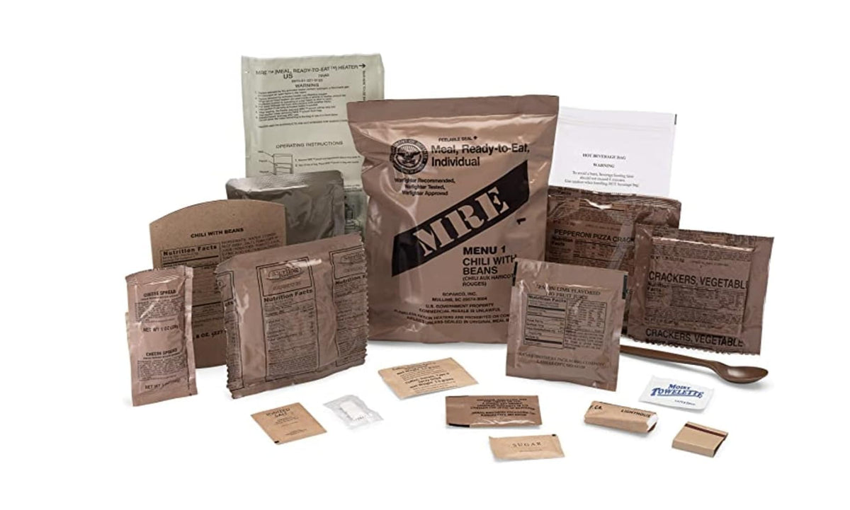 MRE Meals Ready to Eat 12 Pack D3510