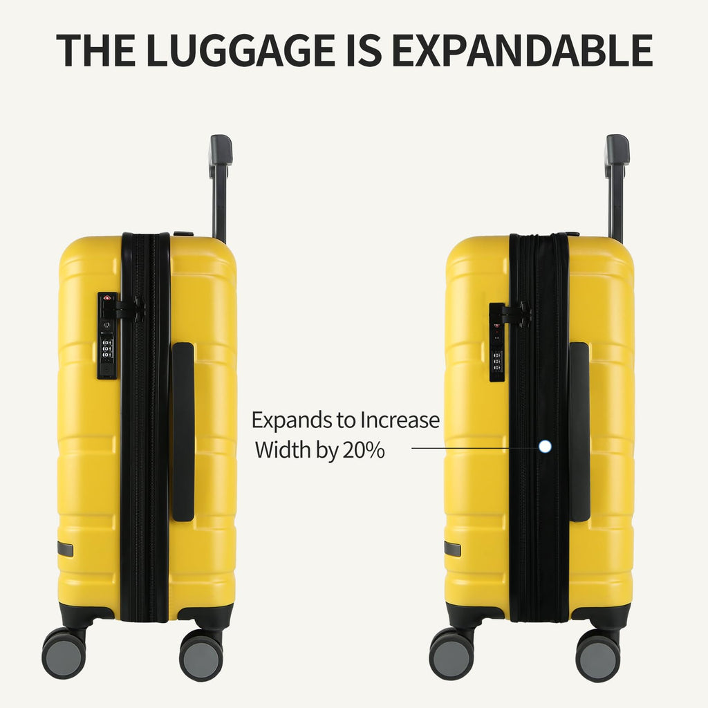 20" Expandable Hardshell Spinner Carry-On with TSA Lock Y963