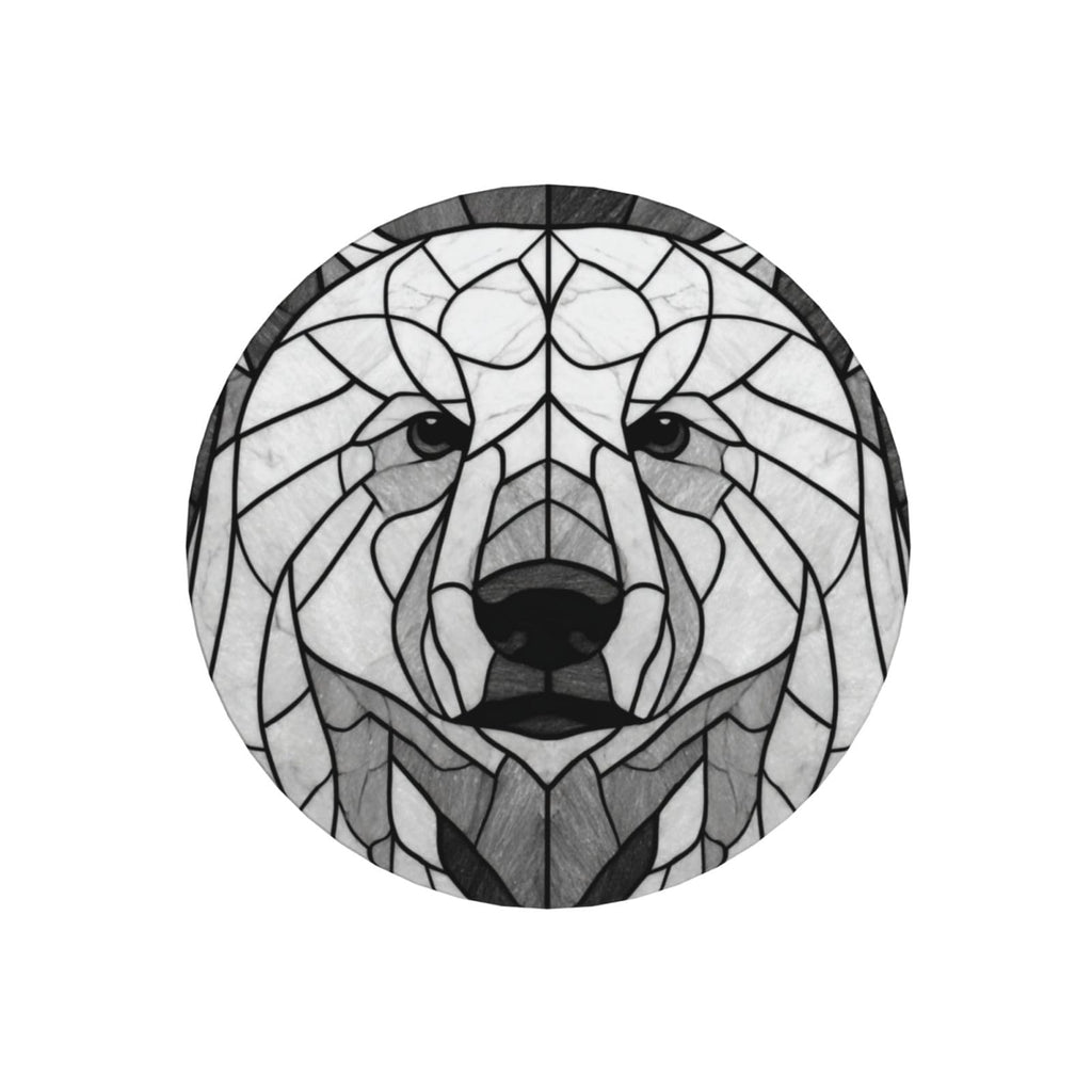 Black and White Bear Ceramic Coasters Set of 6 V248976