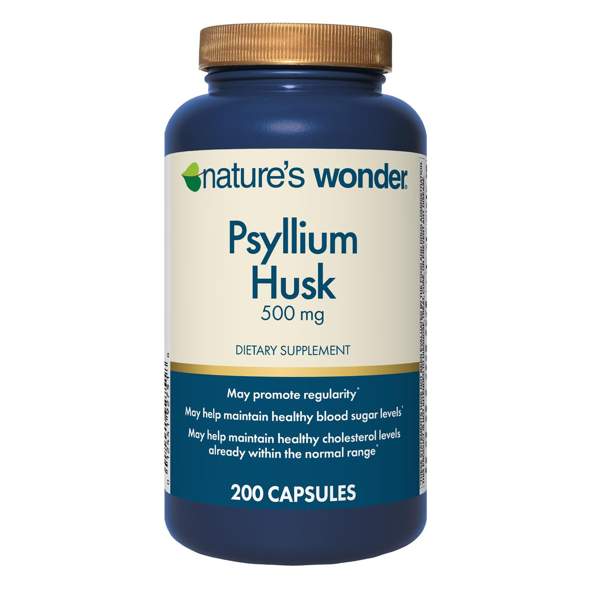 Psyllium Husk 500 mg Capsules 200 Count C545187