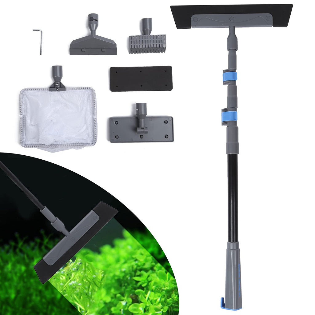 5 in 1 Aquarium Cleaning Tool Kit with Long Handle K5108