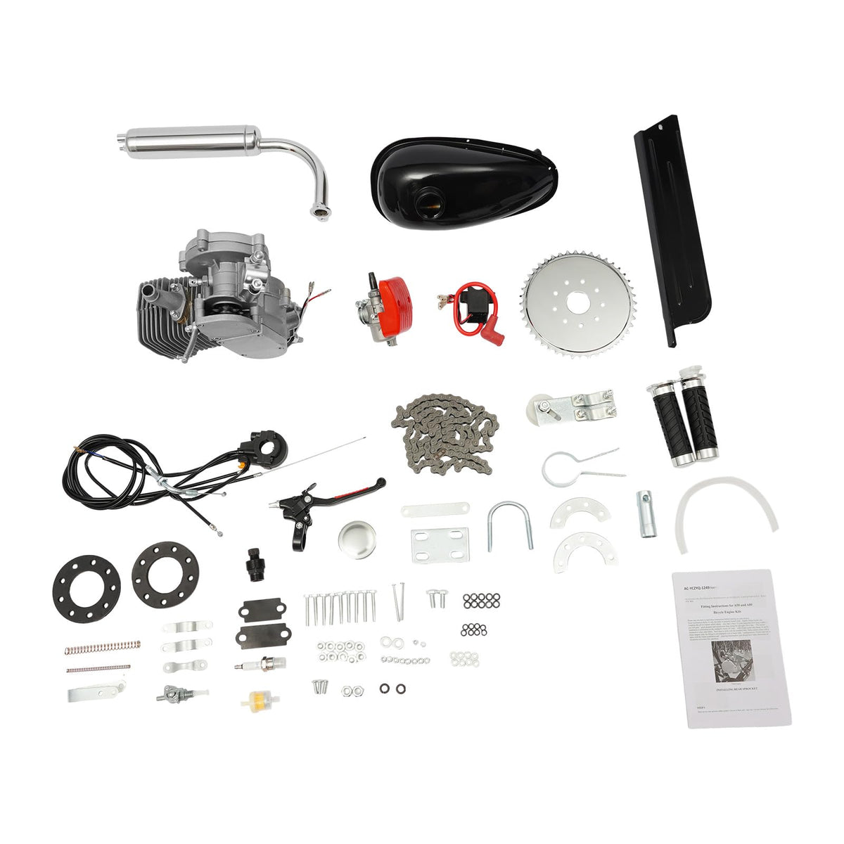 2 Stroke 100cc Bicycle Engine Kit with 44 Tooth Sprocket R852992