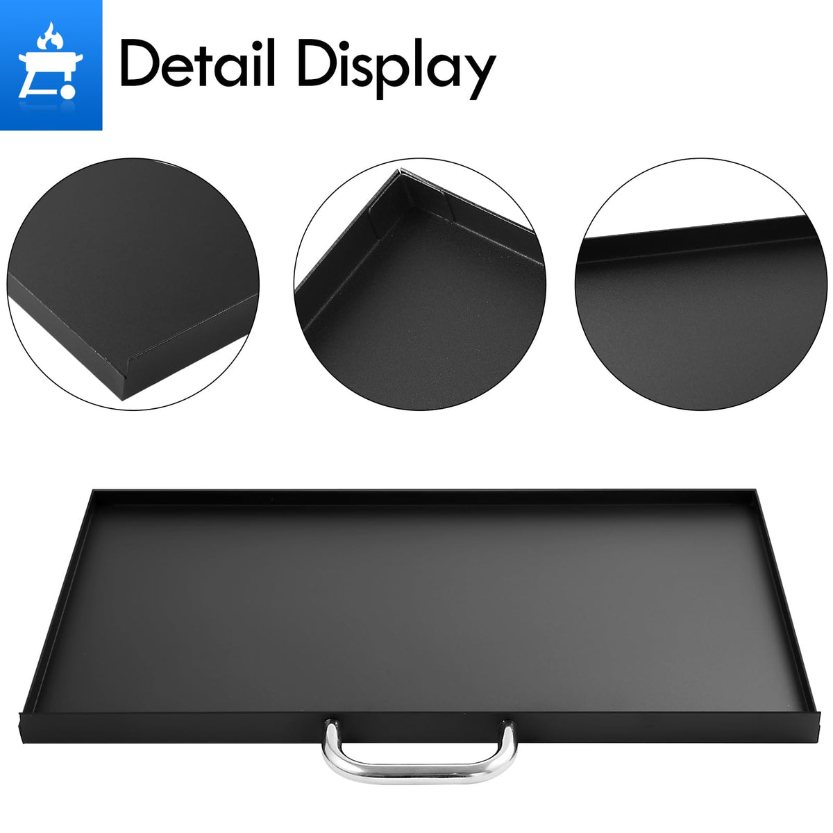 Ash Pan Replacement Parts with Handle S2848