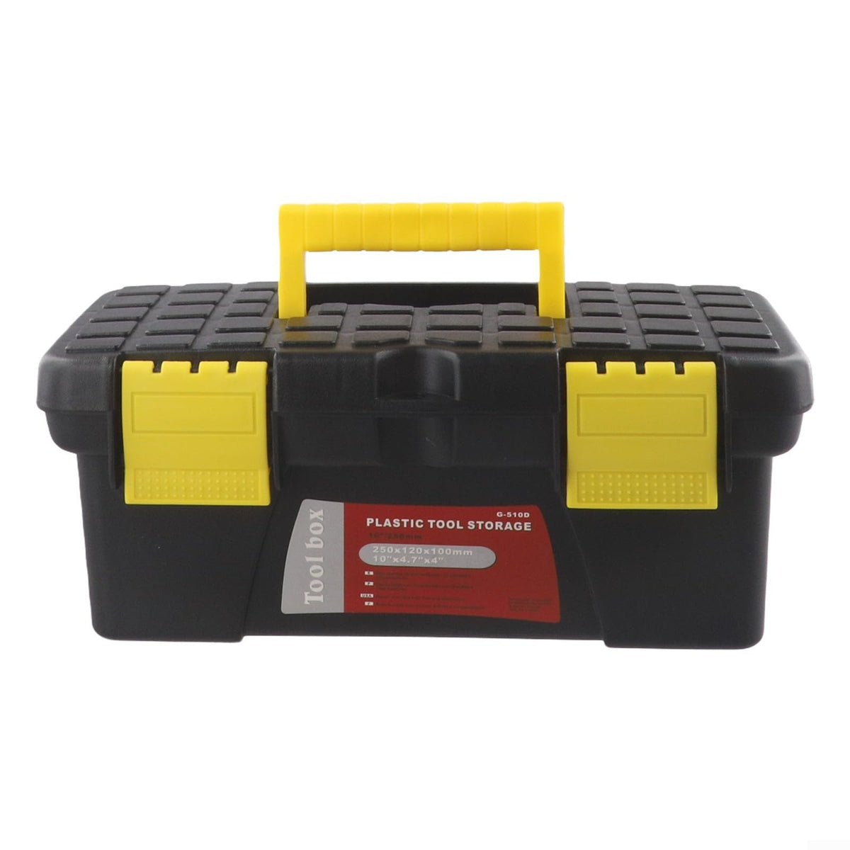 10 Inch Black Plastic Tool Storage Box F297709
