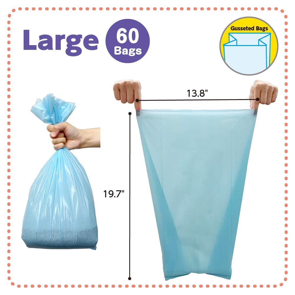 Unscented Cat Waste Disposal Bags 120 Count L371116