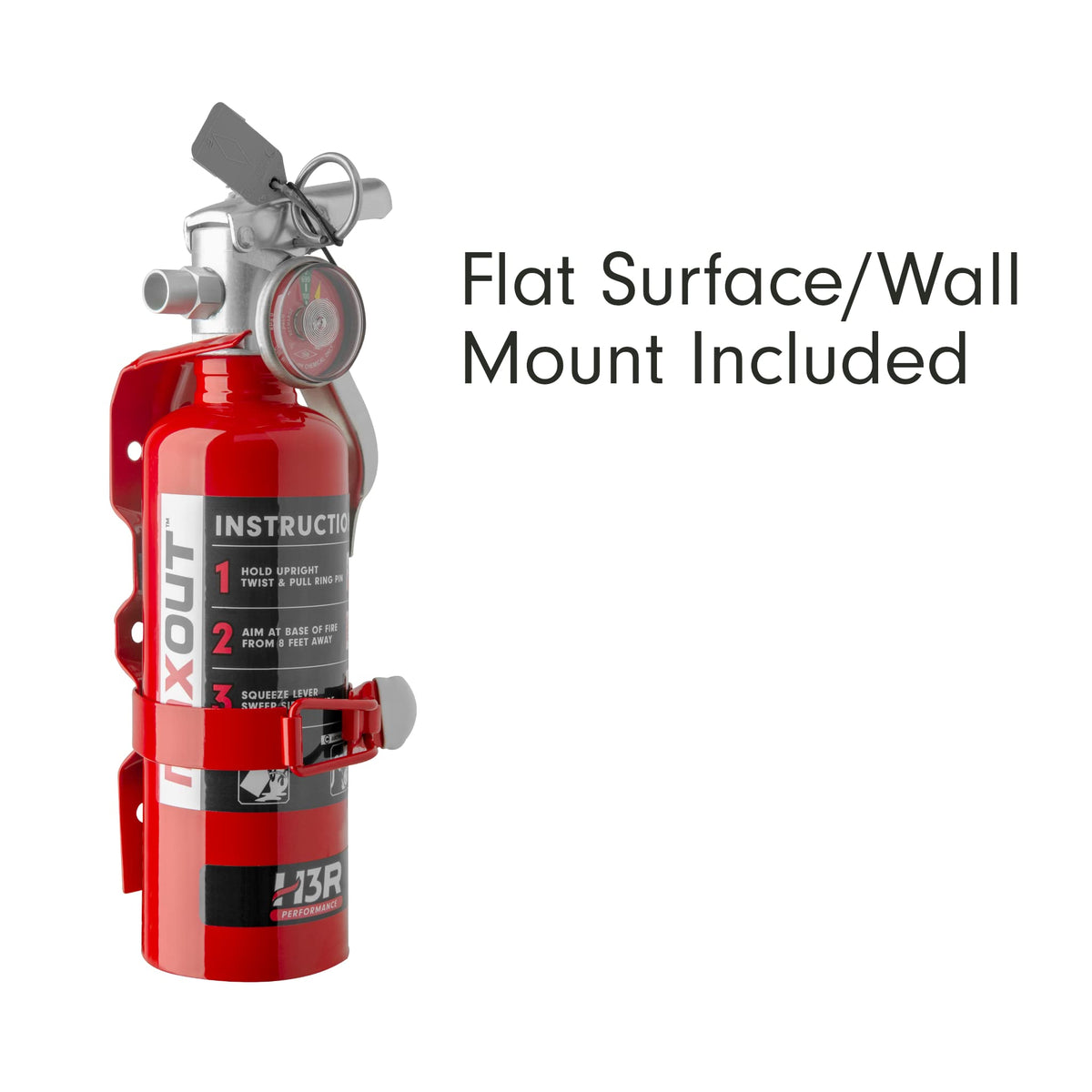 Compact Refillable Purple K Dry Chemical Fire Extinguisher 1.0 lb I6659