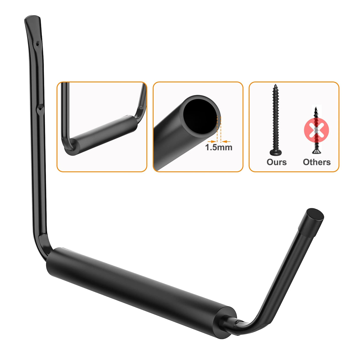 Wall Mount Kayak Storage Rack for 2 Kayaks Z410178