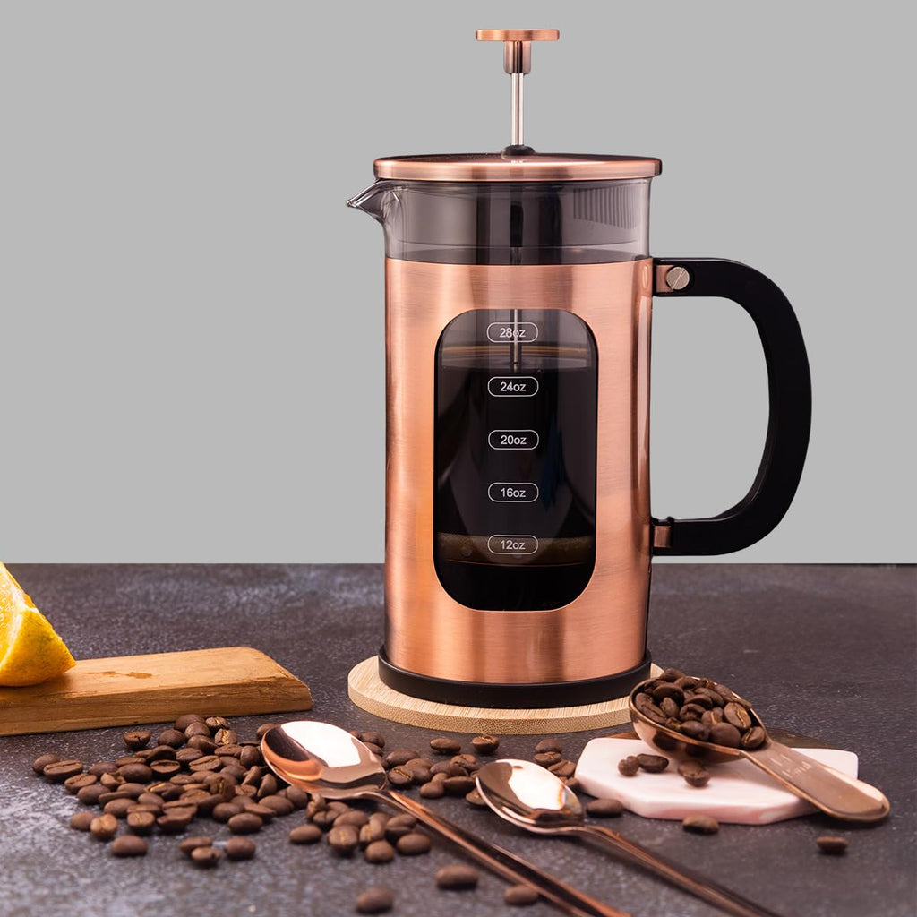 8 Cups 34 oz Stainless Steel French Press Coffee Maker L707