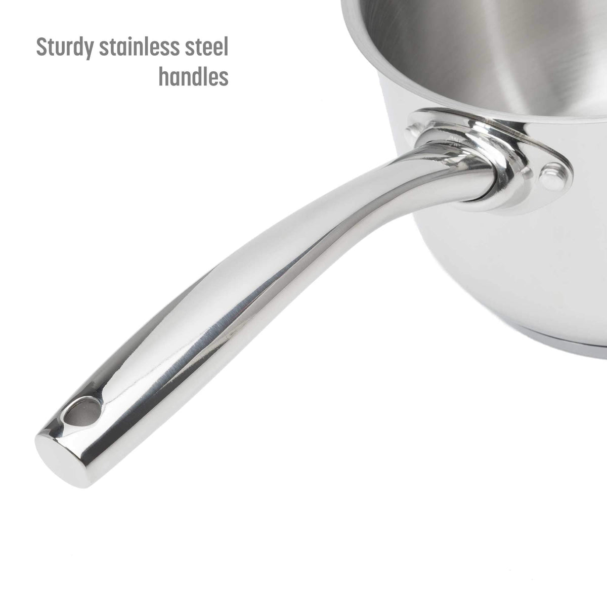 12-Piece Stainless Steel Cookware Set with Non Stick Frying Pan S602244