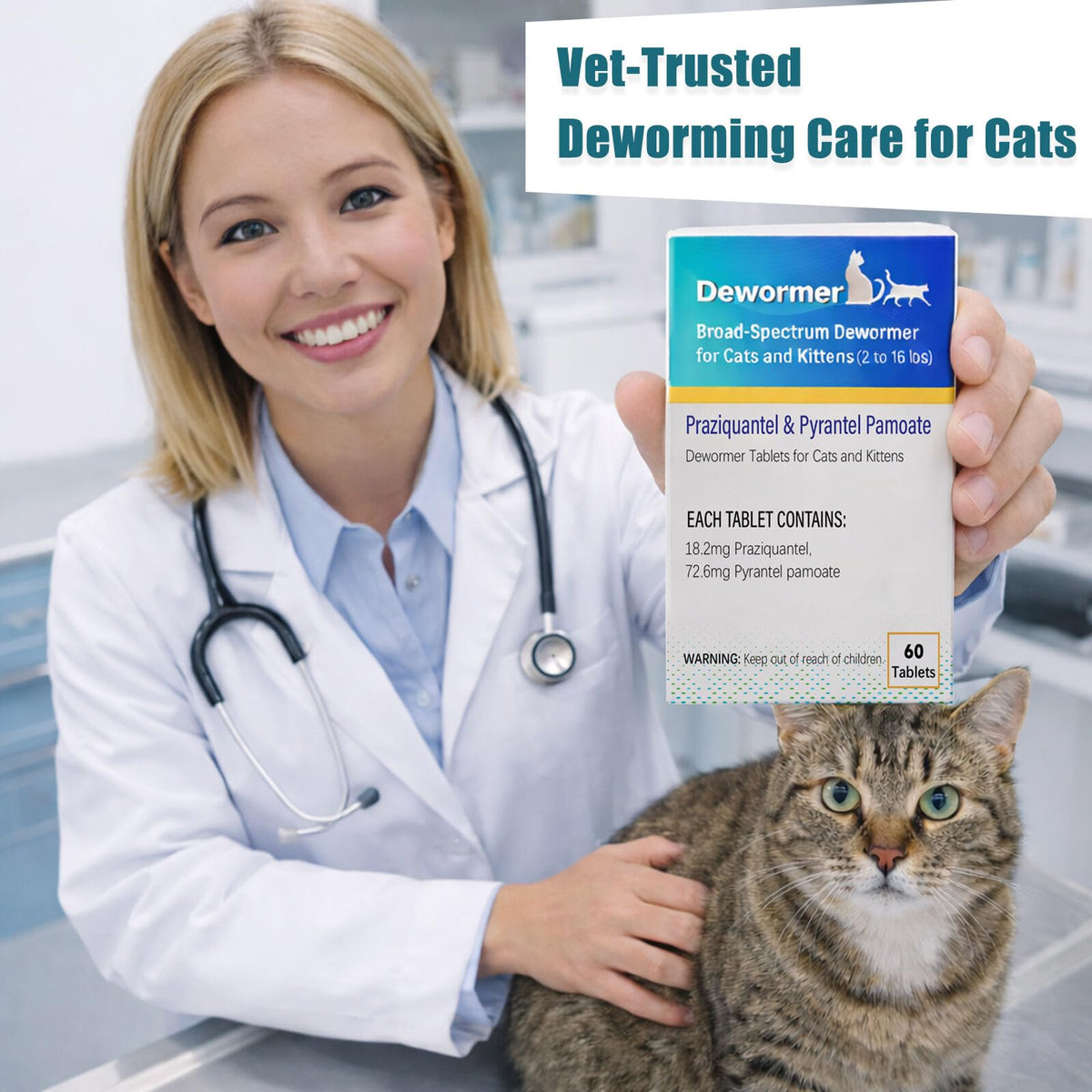 Dewormer for Cats and Kittens A48533