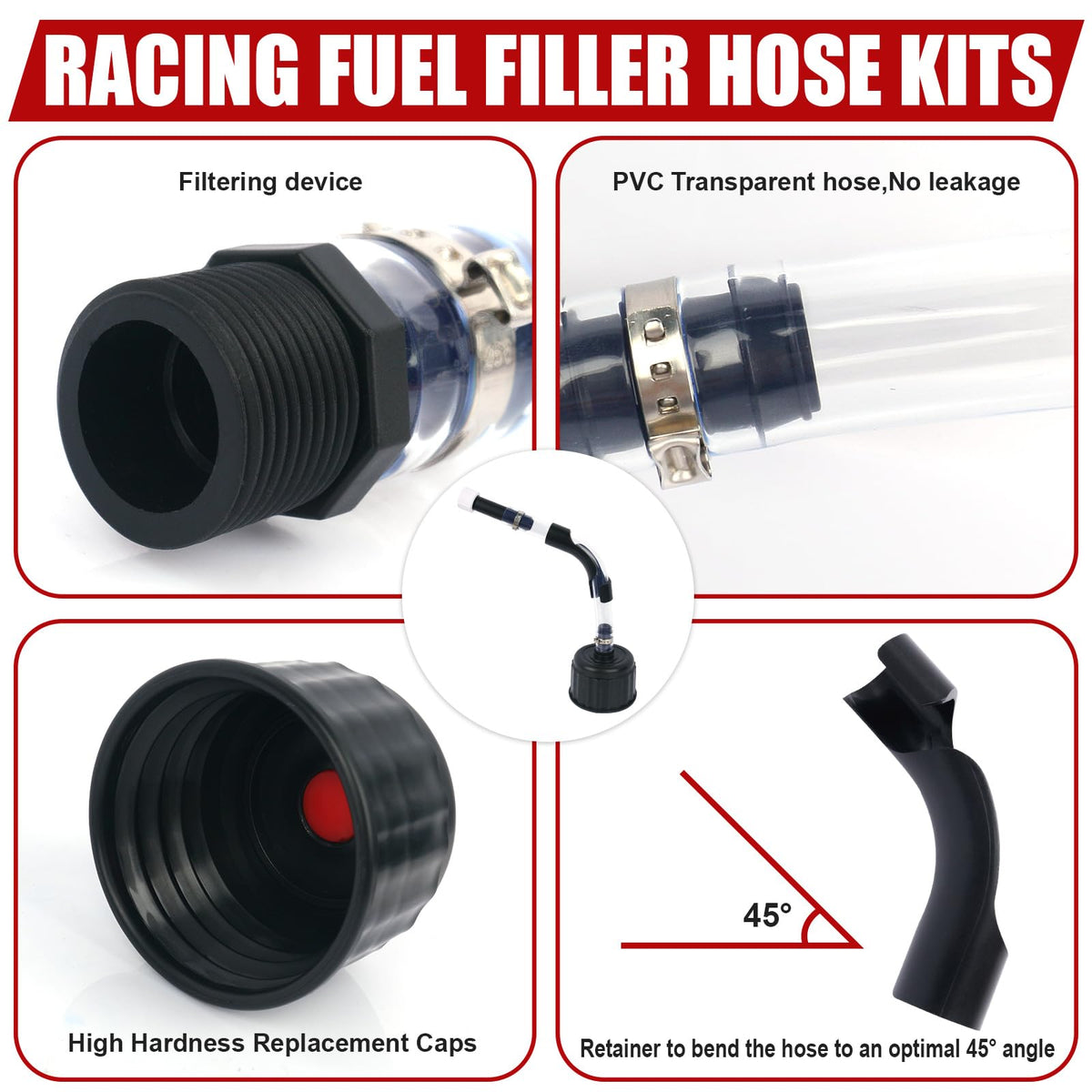 5 Gallon Fuel Jug Hose and Cap Kit R353147