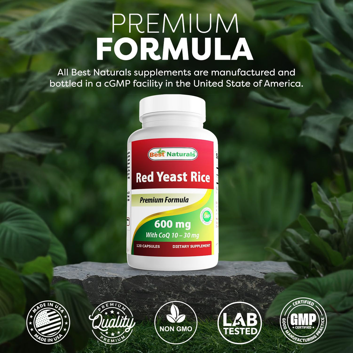 Red Yeast Rice with CoQ10 120 Capsules U3719