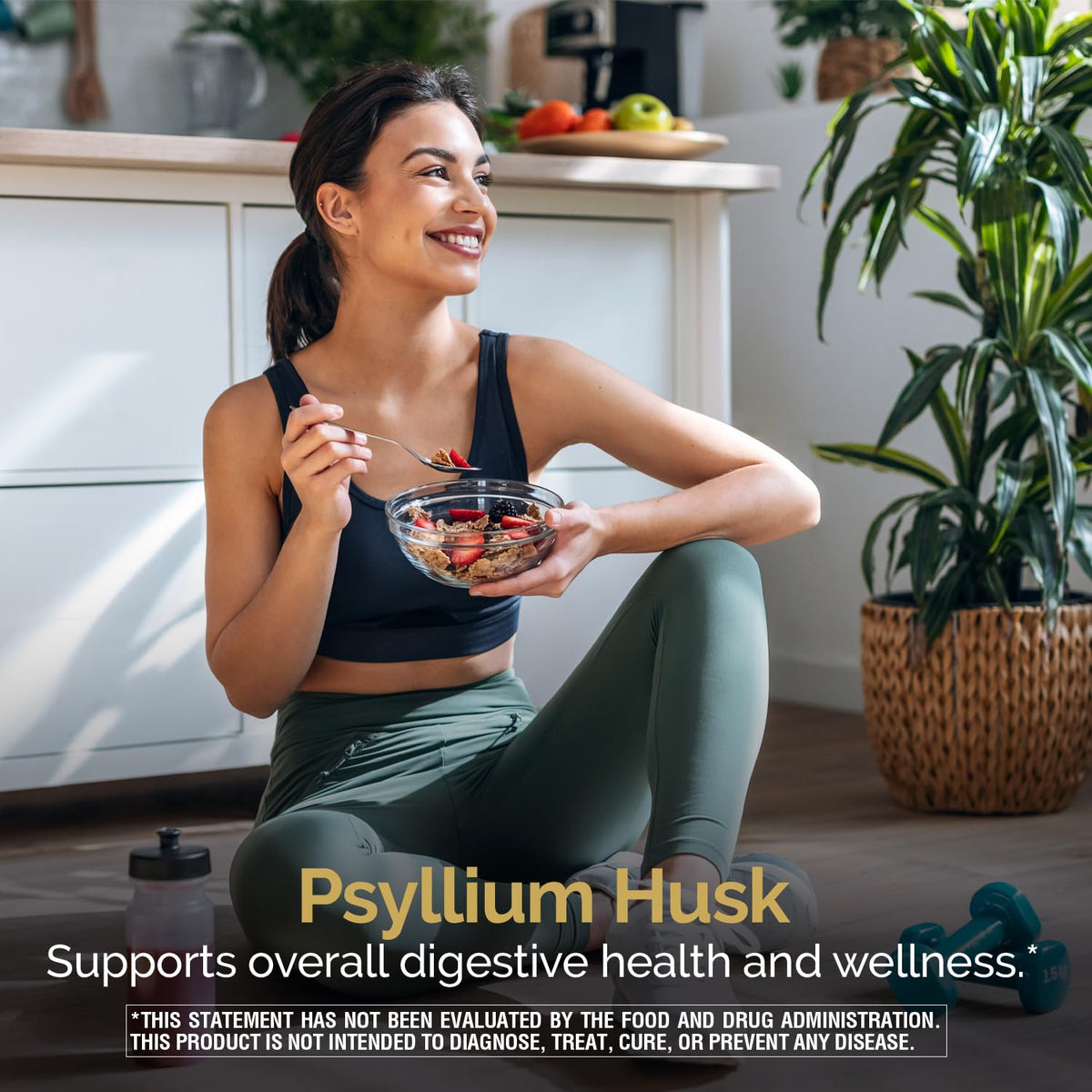Psyllium Husk 500 mg Capsules 200 Count C545187