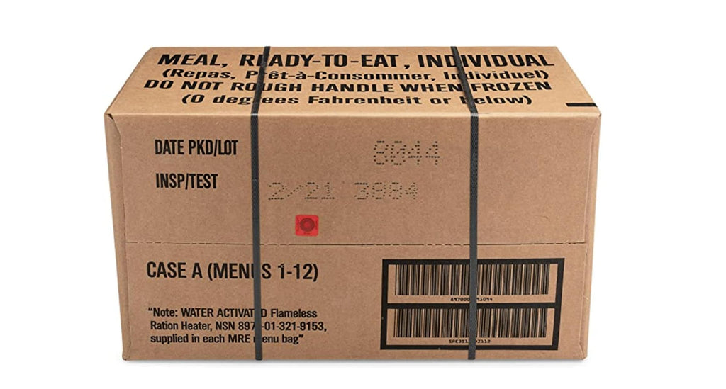 MRE Meals Ready to Eat 12 Pack D3510