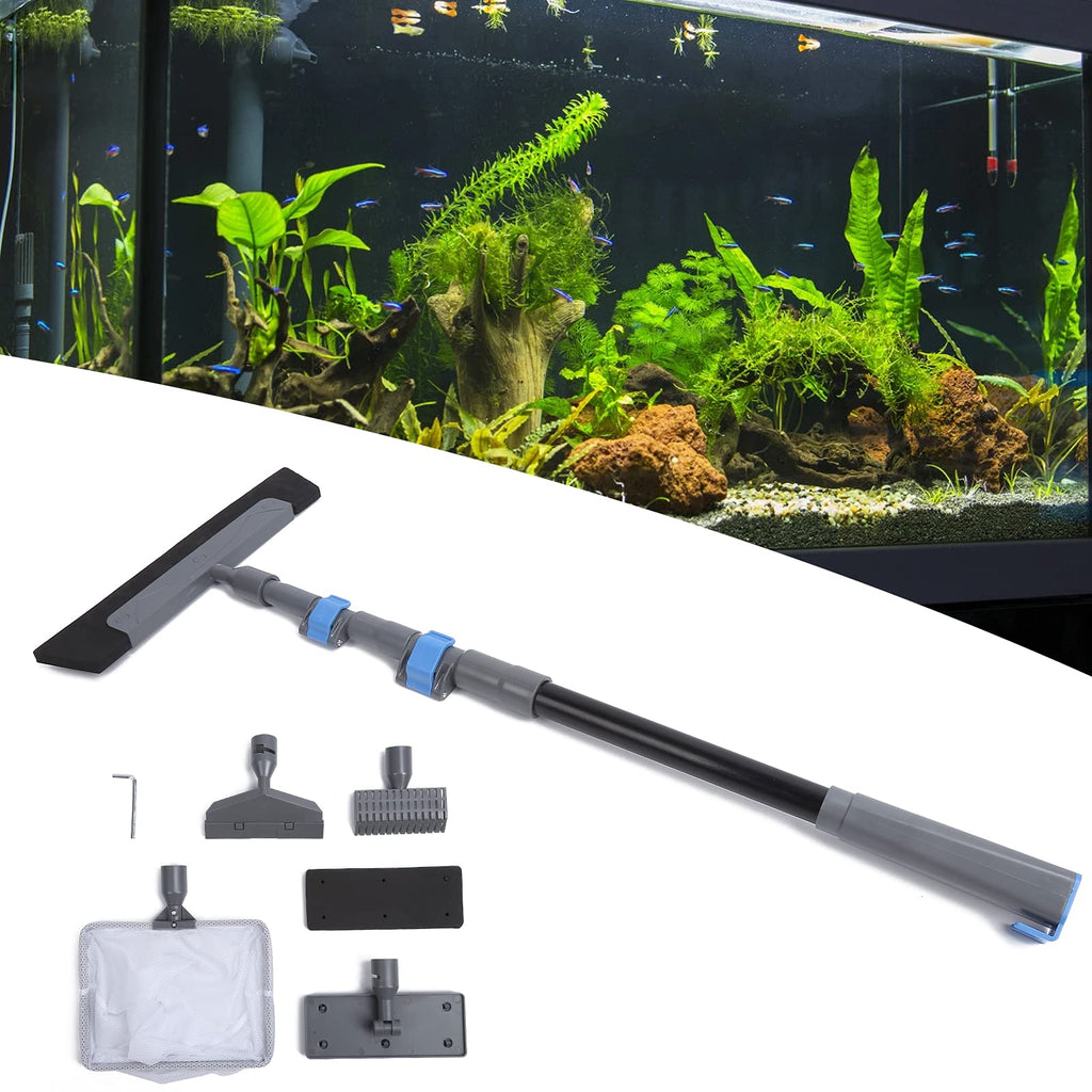5 in 1 Aquarium Cleaning Tool Kit with Long Handle K5108
