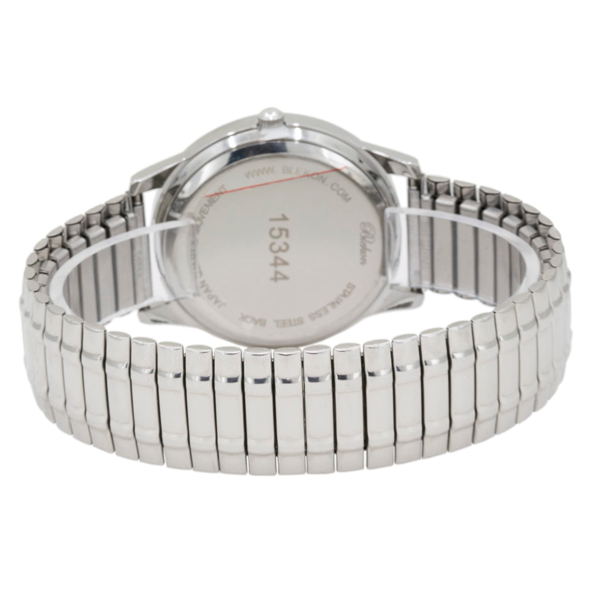 Large Face Easy to Read 40mm Japanese Quartz Stretch Band Watch I375