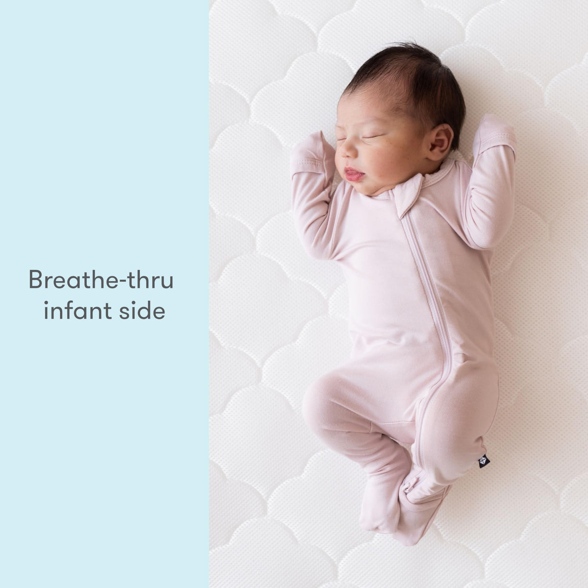 White Waterproof Crib Mattress S532