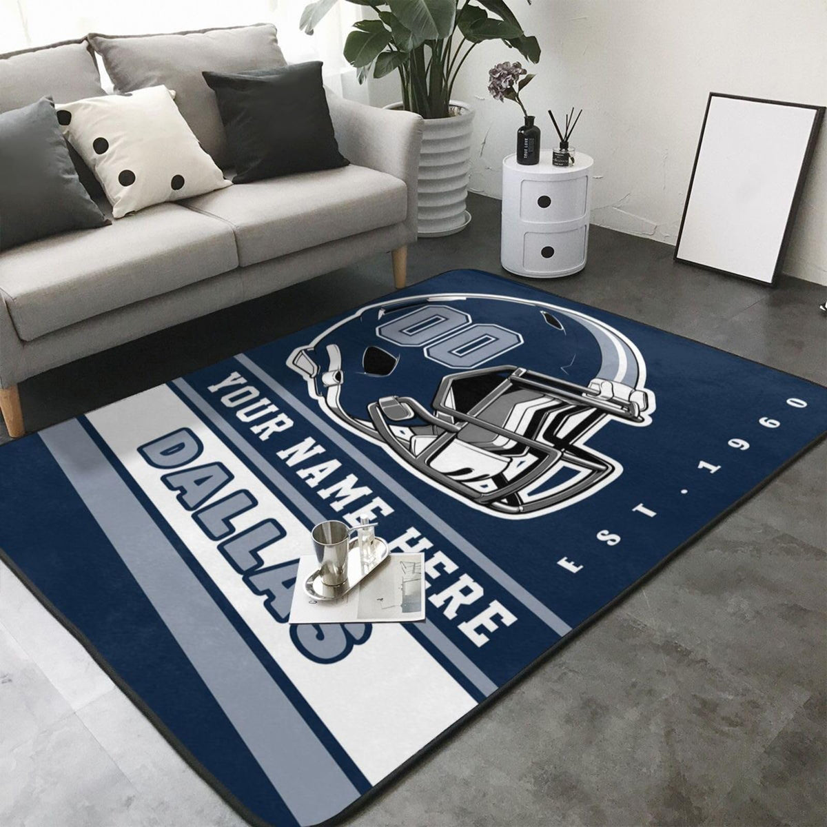Custom Dallas Rug for Bedroom Personalized Area Rugs with Name and Number Custom Football Carpet Gifts for Fans Men Women

Custom Dallas Rug Personalized Area Rugs with Name and Number Football Carpet H523321