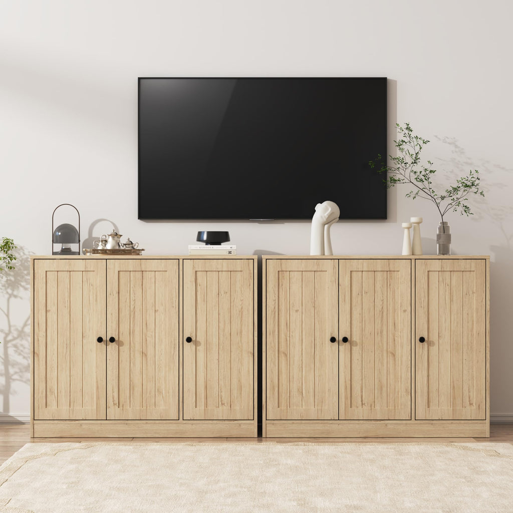 Buffet Cabinet with 3 Doors and Adjustable Shelf D760025