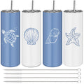 4 Pack Insulated Stainless Steel Tumblers B238
