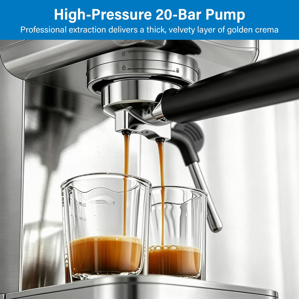 Cold Brew Espresso Machine with Milk Frother D1682