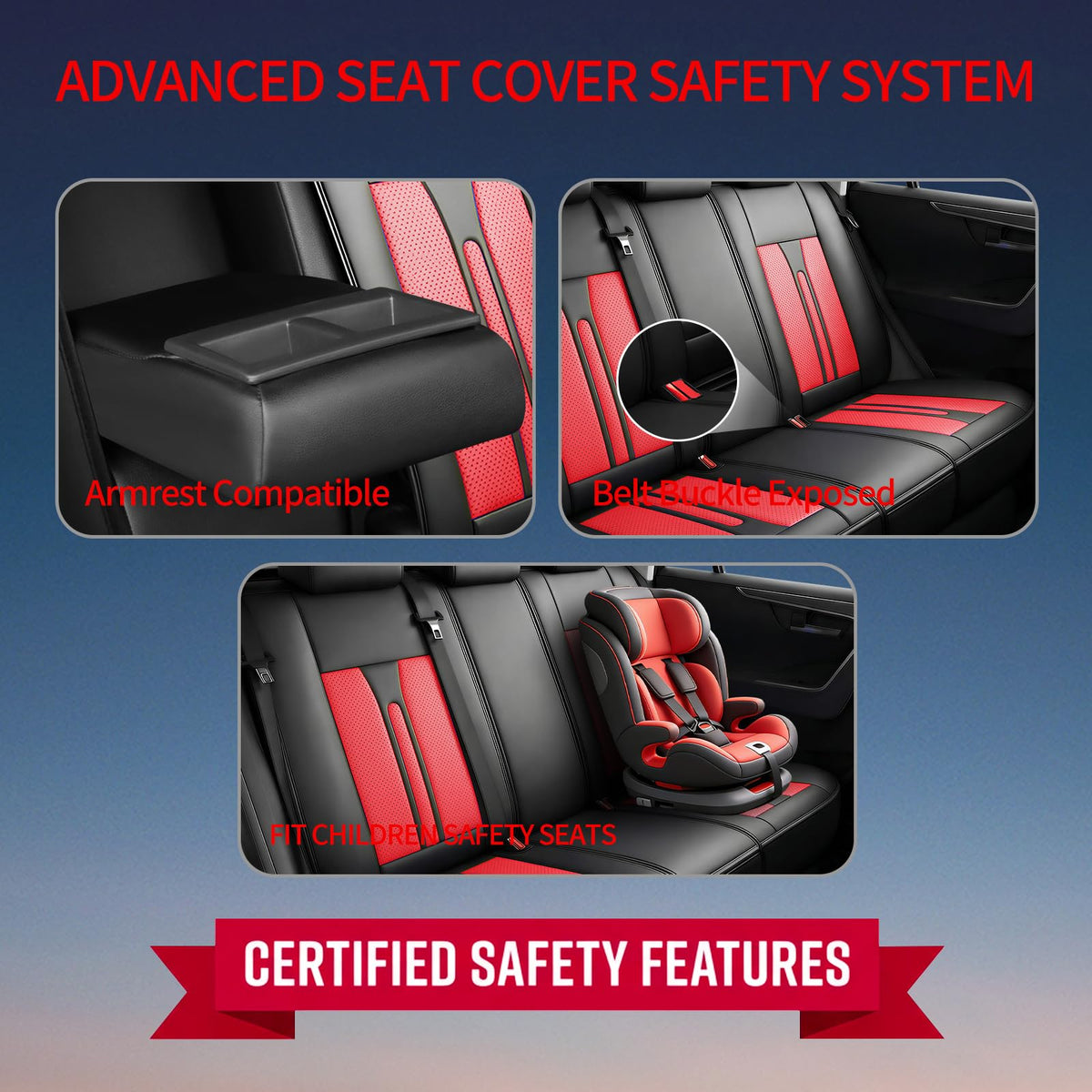 Car Seat Covers Full Set 5 Seat D722011