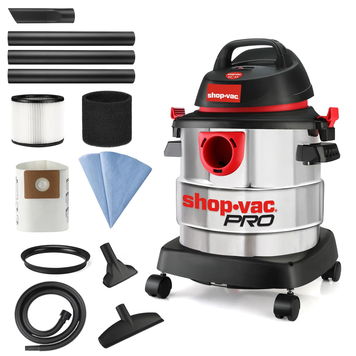 5 Gallon Stainless Wet/Dry Vac Blower R54322