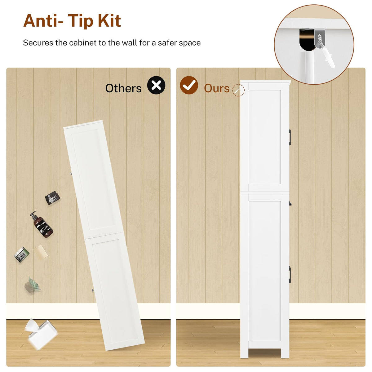 Pantry Cabinet with Barn Doors Z98471
