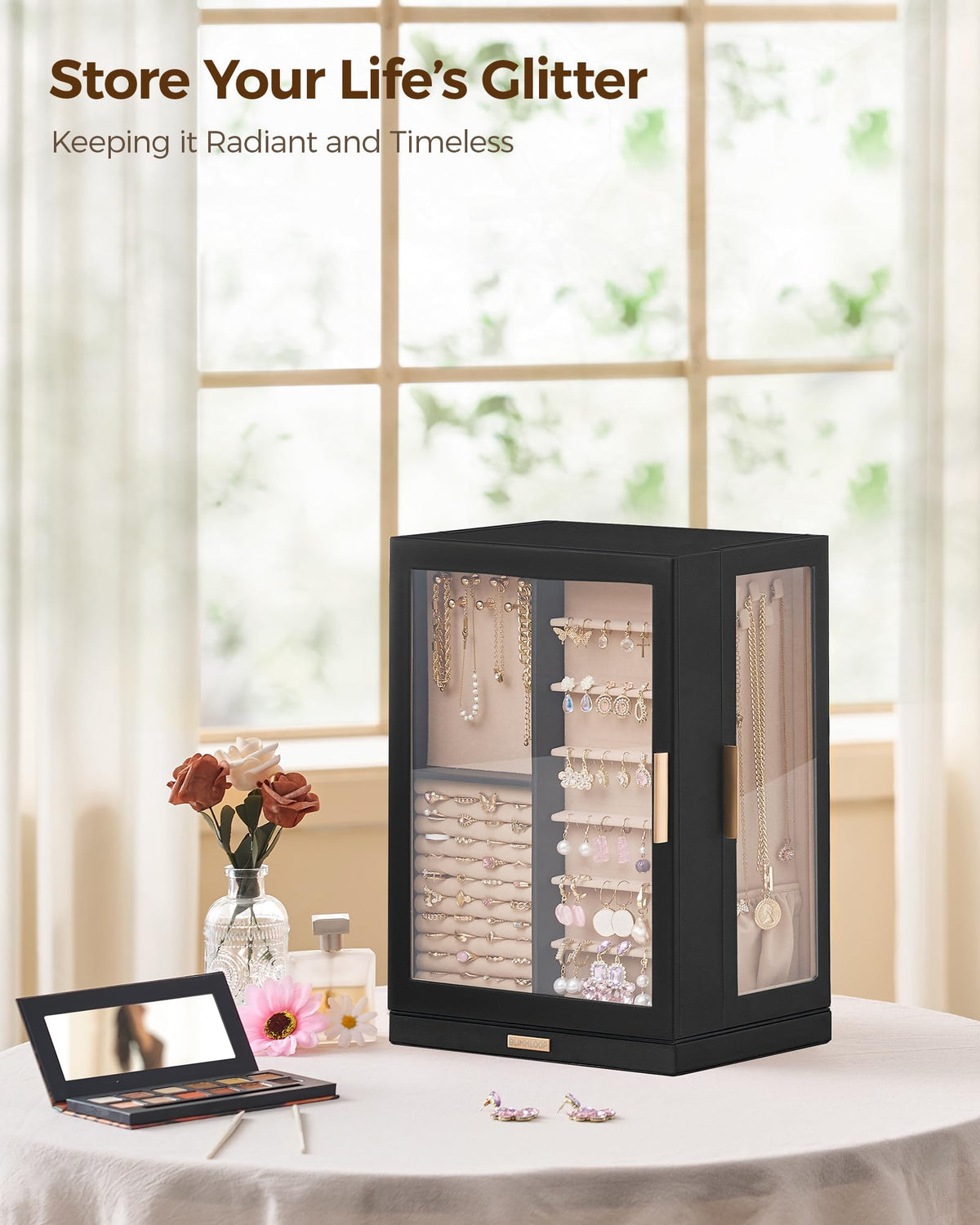 360° Rotating 9 Drawer Jewelry Box C793