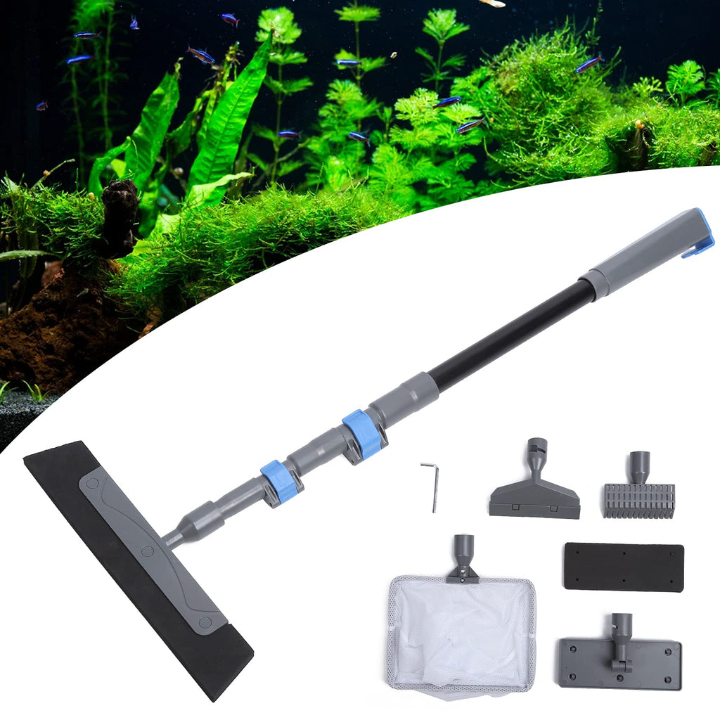 5 in 1 Aquarium Cleaning Tool Kit with Long Handle K5108