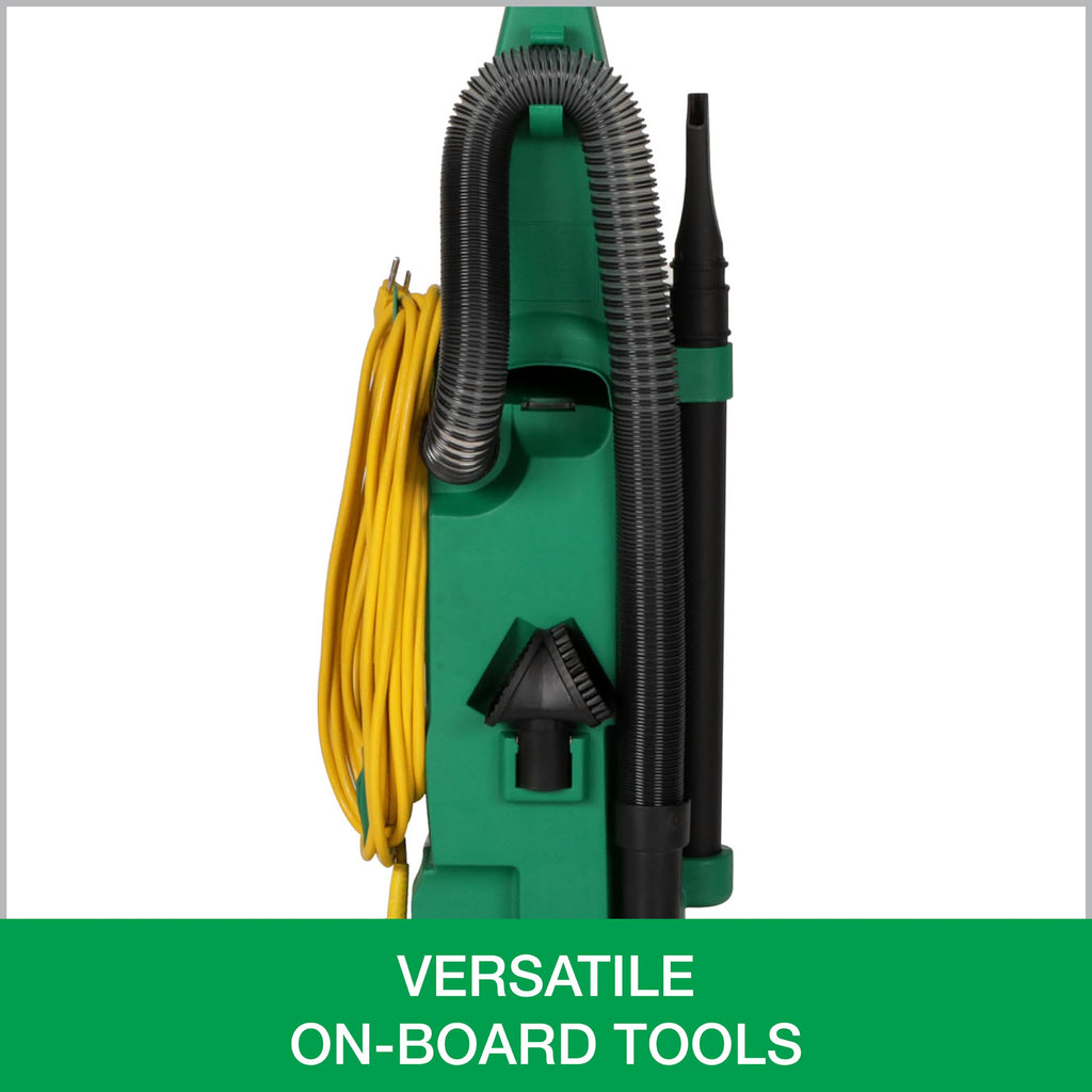 Commercial Bagless Upright Vacuum with On-Board Tools W298