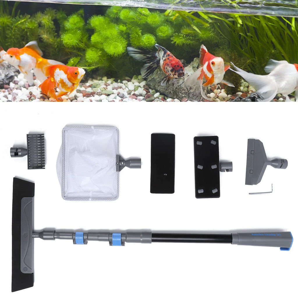 5 in 1 Aquarium Cleaning Tool Kit with Long Handle K5108
