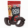 4 Pack Large 8-Inch Dog Horn Chews Z6670
