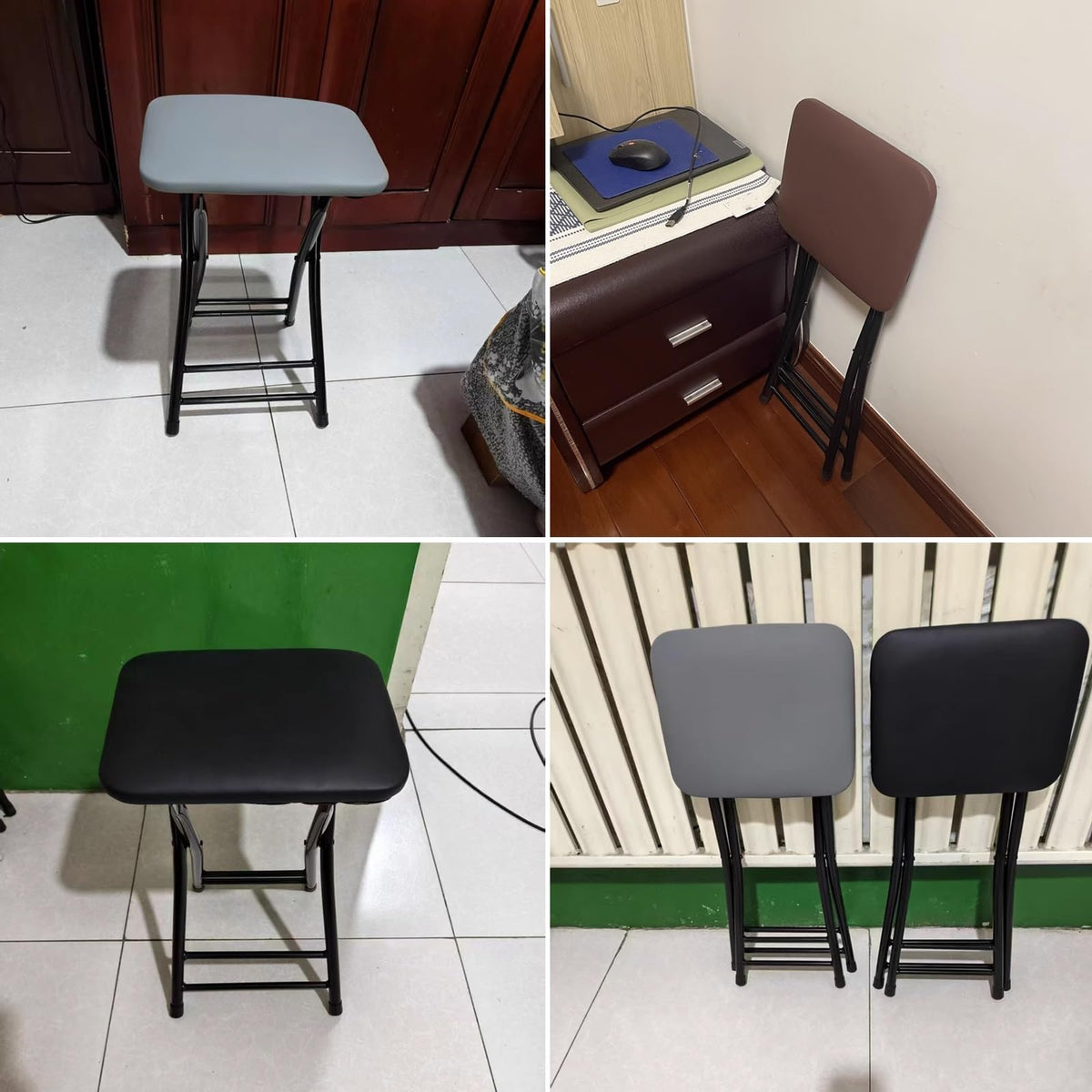 2 Pack Portable Padded Folding Chairs Q768