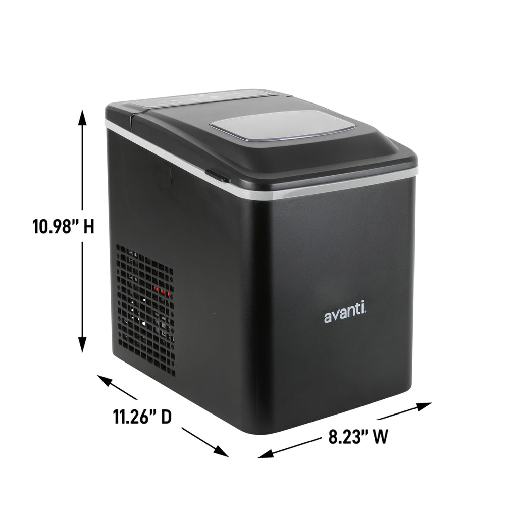Black Countertop Ice Maker with Scoop B8191